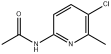 6-ACETAMIDO-3-CHLORO-2-PICOLINE 结构式