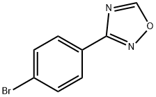 3-(4-溴苯基)-1,2,4-噁二唑 结构式
