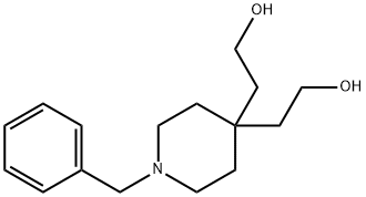 2,2'-(1-苄基哌啶-4,4-二基)二乙醇 结构式