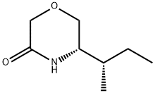 (5S)-5-[(1S)-1-甲基丙基]-3-吗啉酮 结构式