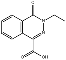 3-乙基-4-氧代-3,4-二氢酞嗪-1-羧酸 结构式