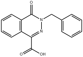 3-苄基-4-氧代-3,4-二氢酞嗪-1-羧酸 结构式