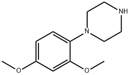 1-(2,4-二甲氧基苯基)哌嗪 结构式