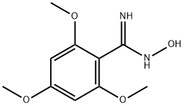 N-HYDROXY-2,4,6-TRIMETHOXY-BENZAMIDINE 结构式