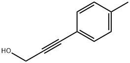 3-(4-甲基苯基)-2-丙炔-1-醇 结构式