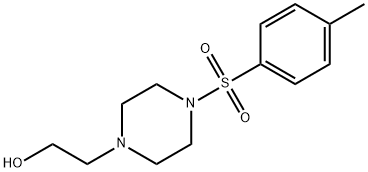 2-{4-[(4-甲基苯基)磺酰基]哌嗪}-1-乙醇 结构式