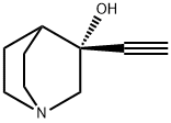 (R)-3-乙炔基奎宁环-3-醇 结构式