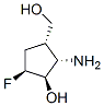 Cyclopentanemethanol, 2-amino-4-fluoro-3-hydroxy-, [1S-(1alpha,2alpha,3beta,4beta)]- (9CI) 结构式