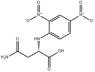 N-2-4-DNP-L-ASPARAGINE CRYSTALLINE 结构式