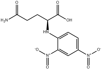 (2,4-二硝基苯基)-L-谷氨酰胺 结构式