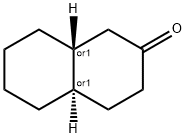 trans-octahydronaphthalene-2(1H)-one  结构式