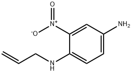 N-(4-Amino-2-nitrophenyl)allylamine, 2-Nitro-N1-(prop-2-en-1-yl)benzene-1,4-diamine 结构式