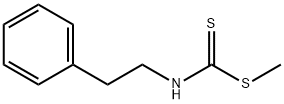 PHENETHYL-DITHIOCARBAMIC ACID METHYL ESTER 结构式