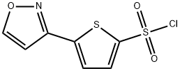 5-异恶唑-3-噻酚-2-磺酰氯 结构式