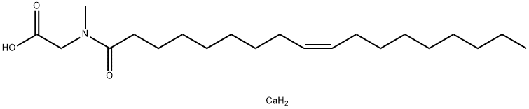 (Z)-N-甲基-N-(9-十八碳烯酰基)甘氨酸钙盐 结构式