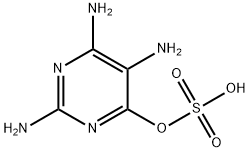 2,4,5-三氨基-6-羟基嘧啶硫酸盐 结构式