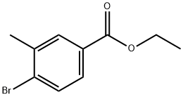 4-溴-3-甲基-苯甲酸乙酸 结构式