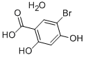 一水5-溴-2,4-二羟基苯甲酸 结构式