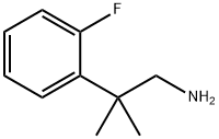 2-(2-Fluoro-phenyl)-2-methyl-propylamine 结构式