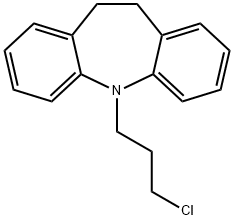 5-(3-CHLORO-PROPYL)-10,11-DIHYDRO-5H-DIBENZO[B,F]AZEPINE 结构式