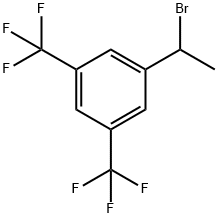 1-(1-溴乙基)-3,5-双-三氟甲基-苯 结构式