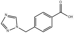 4-(1H-1,2,4-三唑-1-甲基)苯甲酸 结构式
