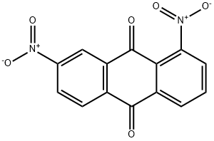 1,7-二硝基蒽醌 结构式