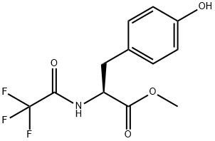 N-TRIFLUOROACETYL-L-TYROSINE METHYL ESTER 结构式