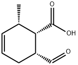 3-Cyclohexene-1-carboxylic acid, 6-formyl-2-methyl-, cis,cis- (8CI) 结构式