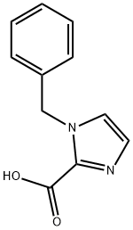 1-苄基-2-咪唑羧酸 结构式