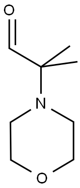 2-甲基-2-吗啉丙烷 结构式