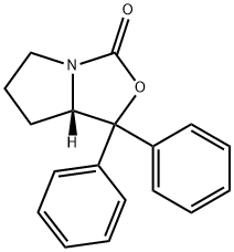 1,1-二苯基四氢吡咯并[1,2-C]噁唑-3-酮 结构式