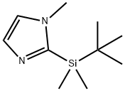 2-(叔丁基二甲基甲硅烷基)-1-甲基咪唑 结构式