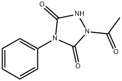 1-acetyl-4-phenyl-1,2,4-triazolidine-3,5-dione 结构式