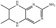 2-Pteridinamine,1,5,6,7-tetrahydro-6,7-dimethyl-(9CI) 结构式