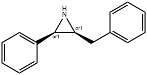 cis-2-Benzyl-3-phenylaziridine 结构式