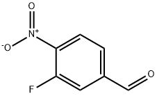 3-氟-4-硝基苯甲醛 结构式