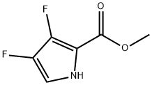 1H-Pyrrole-2-carboxylicacid,3,4-difluoro-,methylester(9CI) 结构式