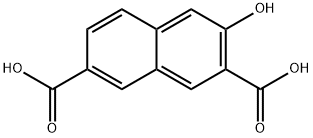 3-羟基-2,7-萘二甲酸 结构式