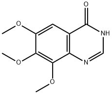 6,7,8-三甲氧基喹唑啉-4(3H)-酮 结构式