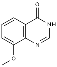 8-甲氧基-4-喹唑酮 结构式