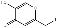 5-Hydroxy-2-(iodomethyl)-4H-pyran-4-one 结构式