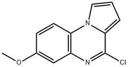 6-Chloro-3-methoxypyrrolo[1,2-a]quinoxaline 结构式