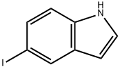 5-碘吲哚 结构式