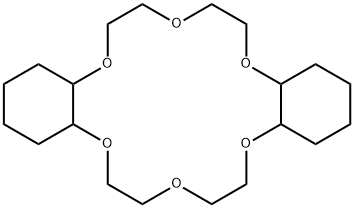 二环己烷并-18-冠醚-6 结构式