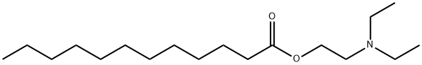 2-(diethylamino)ethyl laurate 结构式
