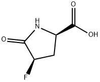 D-Proline, 4-fluoro-5-oxo-, (4R)- (9CI) 结构式