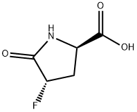 D-Proline, 4-fluoro-5-oxo-, (4S)- (9CI) 结构式