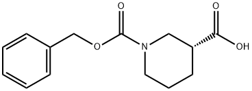 (R)-哌啶-1,3-二羧酸 1-苄酯 结构式