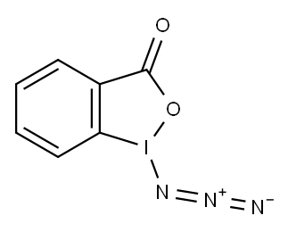 1-叠氮基-1,2-苯并碘氧杂戊环-3(1H)-酮 结构式
